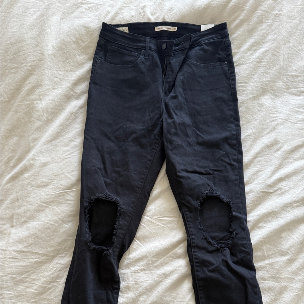 Levi’s 721 High Rise Skinny Black Denim Jeans
